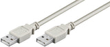Goobay 93376 USB-kabel USB 2.0 3 m USB A 0,48 Gbit/sek. Grå