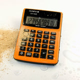 Olympia LCD 1000P regnemaskine Desktop Basis Sort, Orange