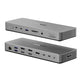 ALOGIC TB4DU4 dockingstation Ledningsført Thunderbolt Grå, Sort