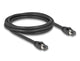 DeLOCK 80234 netværkskabel Sort 2 m Cat8.1 S/FTP (S-STP)