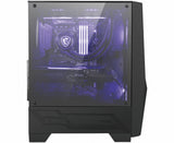 MSI MAG Forge 100M Midi Tower Sort, Transparent
