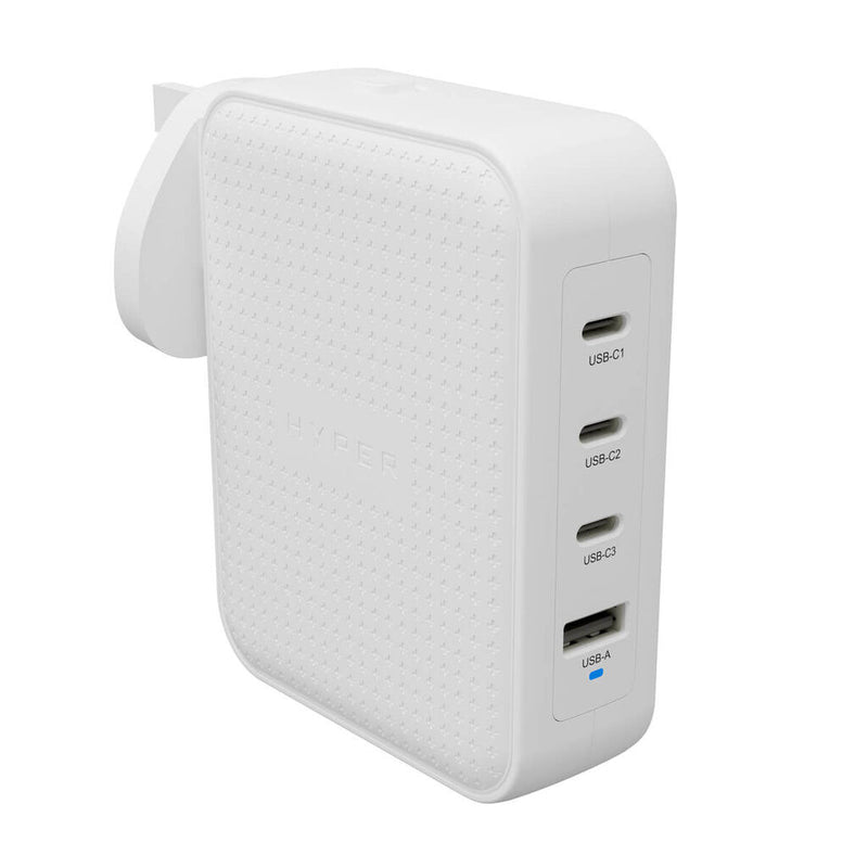 HYPER HJ1001WHWWGL oplader til mobil enhed Gaming kontrolenhed, Mobiltelefon, Netbook, Laptop, Smartphone, Tablet Hvid Vekselstrøm Hurtig opladning Indendørs