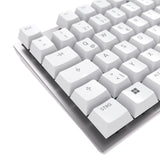 CHERRY KC 200 MX tastatur Universel USB QWERTZ Tysk Sølv, Hvid