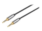 Prokord AUDIO-0012 lydkabel 1 m 3.5mm Sort