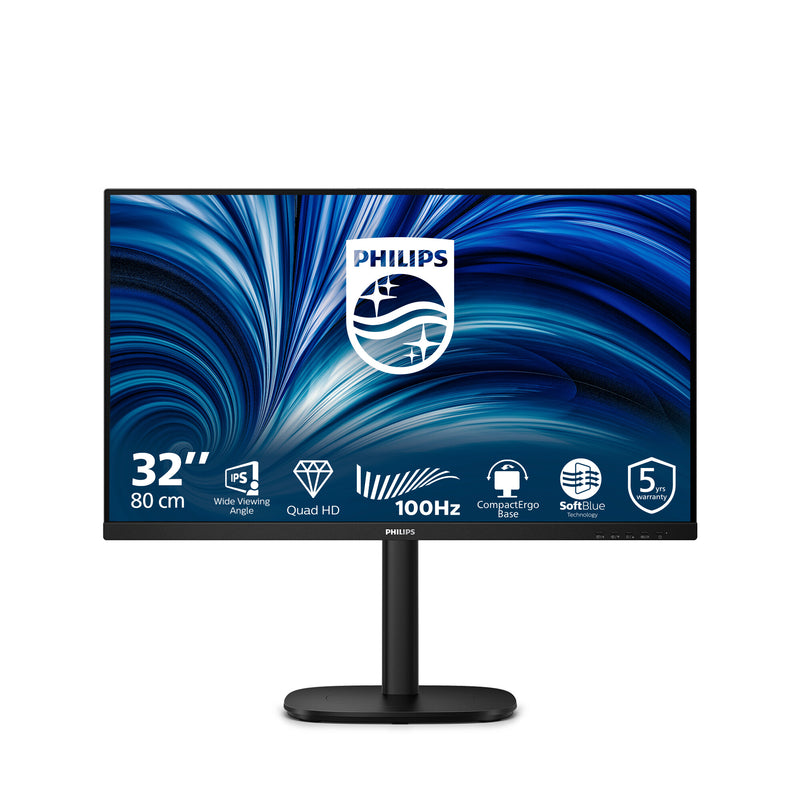 Philips 3000 series 32B2N3500/00 computerskærm 80 cm (31.5") 2560 x 1440 pixel Quad HD LCD Sort
