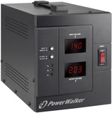 PowerWalker AVR 3000/SIV spændingsregulator 230 V Sort