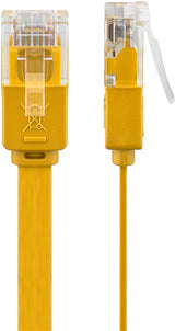 Goobay 96414 netværkskabel Gul 2 m Cat6 U/UTP (UTP)