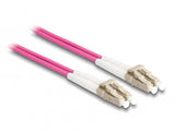 DeLOCK 87914 InfiniBand og fiberoptisk kabel 2 m LC Violet