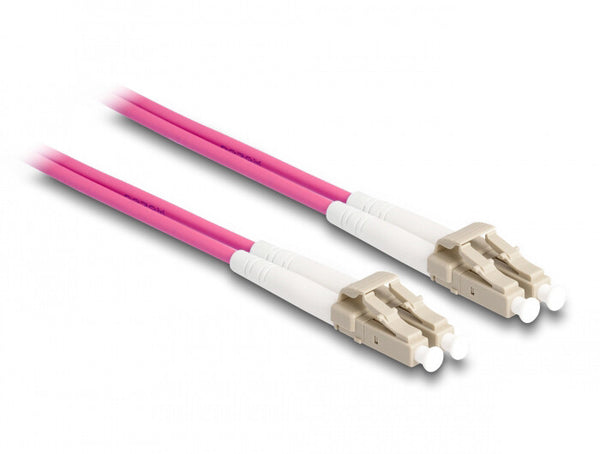 DeLOCK 87914 InfiniBand og fiberoptisk kabel 2 m LC Violet