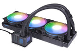 Alphacool 13074 Computerkølesystem Processor Alt-i-en væskekøler 12 cm Sort 1 stk