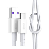 Baseus CATYS-A02 USB-kabel 2 m USB A USB C 0,48 Gbit/sek. 66 W Hvid