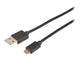 Prokord USB-0027 USB-kabel USB 2.0 2 m USB A Micro-USB B Sort