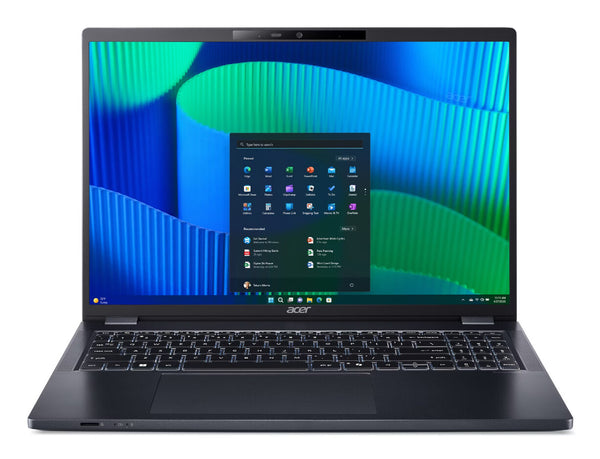 Acer TravelMate P4 TMP416-53-TCO-75UQ Intel Core Ultra 7 155U Laptop 40,6 cm (16") WUXGA 16 GB DDR5-SDRAM 512 GB SSD Wi-Fi 6 (802.11ax) Windows 11 Pro Blå