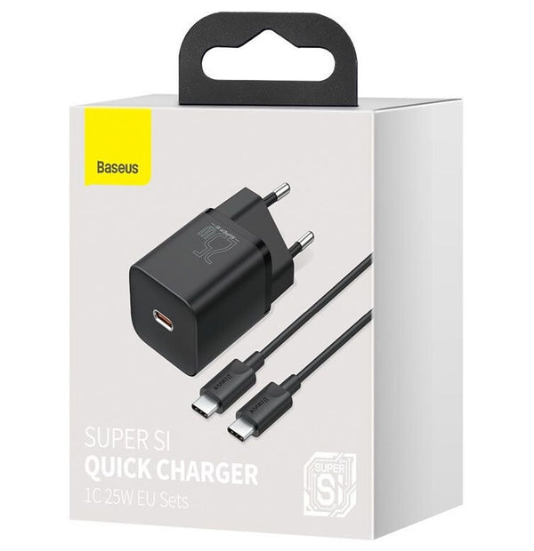 Baseus TZCCSUP-L01 oplader til mobil enhed Smartphone Sort Vekselstrøm, USB Hurtig opladning Indendørs
