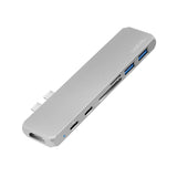 2Direct UA0302 dockingstation Docking USB 3.2 Gen 2 (3.1 Gen 2) Type-C Sølv