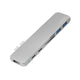 2Direct UA0302 dockingstation Docking USB 3.2 Gen 2 (3.1 Gen 2) Type-C Sølv
