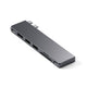 Satechi ST-HUCPHSM dockingstation Docking USB 3.2 Gen 2 (3.1 Gen 2) Type-C Grå