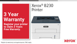 Xerox B230, A4, 34 sider/min, trådløs dupleksprinter PCL5e/6, 2 magasiner, i alt 251 ark