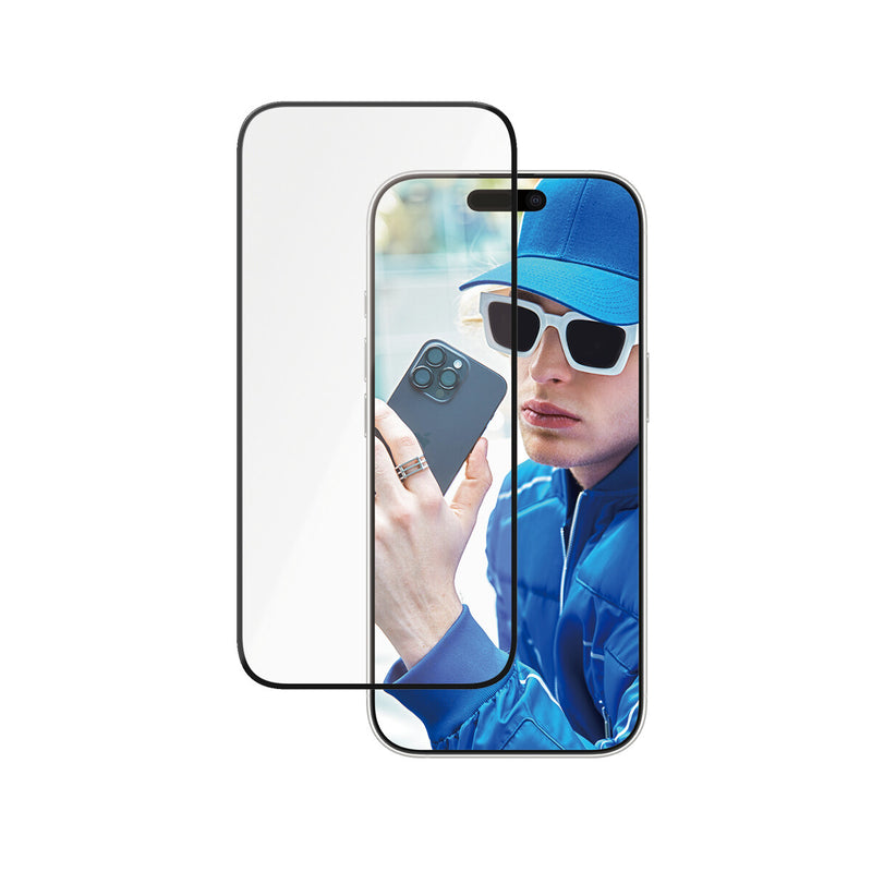 PanzerGlass ® Ceramic Skærmbeskyttelse iPhone 16 Pro | Ultra-Wide Fit m. EasyAligner