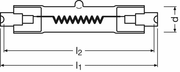 Osram 64572 halogenlampe 1000 W R7s