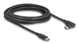 DeLOCK 81195 USB-kabel USB 3.2 Gen 2 (3.1 Gen 2) 3 m USB C 10 Gbit/sek. 60 W Sort