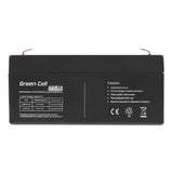 Green Cell AGM14 UPS batteri Blybatterier (VRLA) 6 V 3,2 At