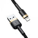 Baseus CALKLF-CV1 Lightning kabel 2 m Sort, Guld