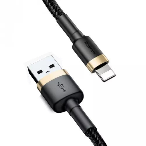 Baseus CALKLF-CV1 Lightning kabel 2 m Sort, Guld
