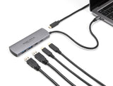 DeLOCK 64299 interface hub USB 3.2 Gen 1 (3.1 Gen 1) Type-C 10000 Mbit/s Grå