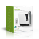 Nedis HTBA20WT varmeapparat Indendørs Hvid 2000 W Blæser med elektrisk områdevarmer