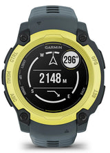 Garmin Instinct E 2,18 cm (0.86") MIP 40 mm Digital 166 x 166 pixel Grå, Lime GPS (satellit)