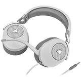 Corsair HS65 SURROUND Headset Ledningsført Håndholdt Spil Hvid