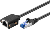 Goobay 65641 netværkskabel Sort 0,5 m Cat6a S/FTP (S-STP)