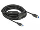 DeLOCK 85380 USB-kabel USB 3.2 Gen 1 (3.1 Gen 1) 10 m USB A USB B 5 Gbit/sek. Sort