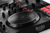Hercules INPULSE 300 MK2 Vinylskraber Sort, Rød