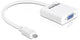 DeLOCK 65347 videokabel adapter VGA (D-Sub) HDMI Type D (Micro) Hvid