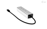 i-tec Metal C31HUBMETAL8KPDPRO interface hub USB Type-C 10000 Mbit/s Sølv