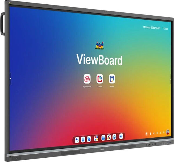 Viewsonic IFP7551-3C Interaktivt whiteboard 190,5 cm (75") 3840 x 2160 pixel Berøringsskærm Sort