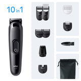 Braun AIO3560 skæg- og hårtrimmer Sort 14 Nikkel-Metalhydrid (NiMH)