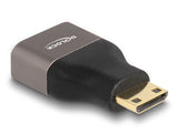 DeLOCK 60080 kabel kønsskifter HDMI Mini-C HDMI Sort, Grå