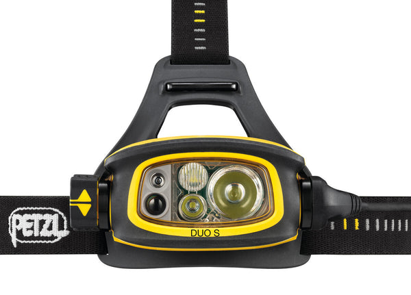 Petzl Duo S Sort, Gul Hovedbånd lommelygte