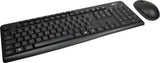 Inter-Tech 88884137 tastatur Mus inkluderet Hjemme/kontor USB QWERTZ Tysk Sort