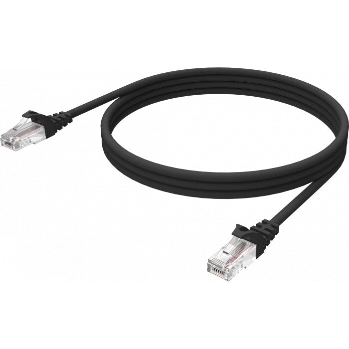 Vision TC 1MCAT6A/BL netværkskabel Sort 1 m Cat6a U/UTP (UTP)