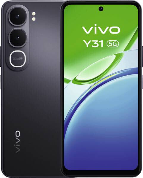VIVO Y31e 17,1 cm (6.72") Dual SIM Android 15 5G USB Type-C 6 GB 256 GB 5200 mAh Sort
