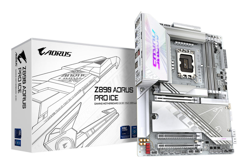 GIGABYTE Z890 AORUS PRO ICE bundkort Intel Z890 LGA 1851 (Socket V1) ATX