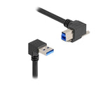 DeLOCK 80481 USB-kabel USB 3.2 Gen 1 (3.1 Gen 1) 1 m USB A USB B 5 Gbit/sek. Sort