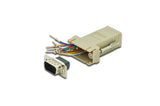 Digitus AK-610517-000-I kabel kønsskifter RS-232 RJ-45 Beige