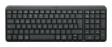Logitech K250 tastatur Universel RF trådløs + Bluetooth QWERTZ Tysk Grafit