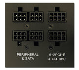 LC-Power LC6460GP4 V2.4 enhed til strømforsyning 460 W 20+4 pin ATX ATX Sort
