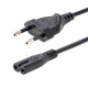 StarTech.com 752E-3M-POWER-LEAD el-ledning Sort CEE7/16 C7 forbinder
